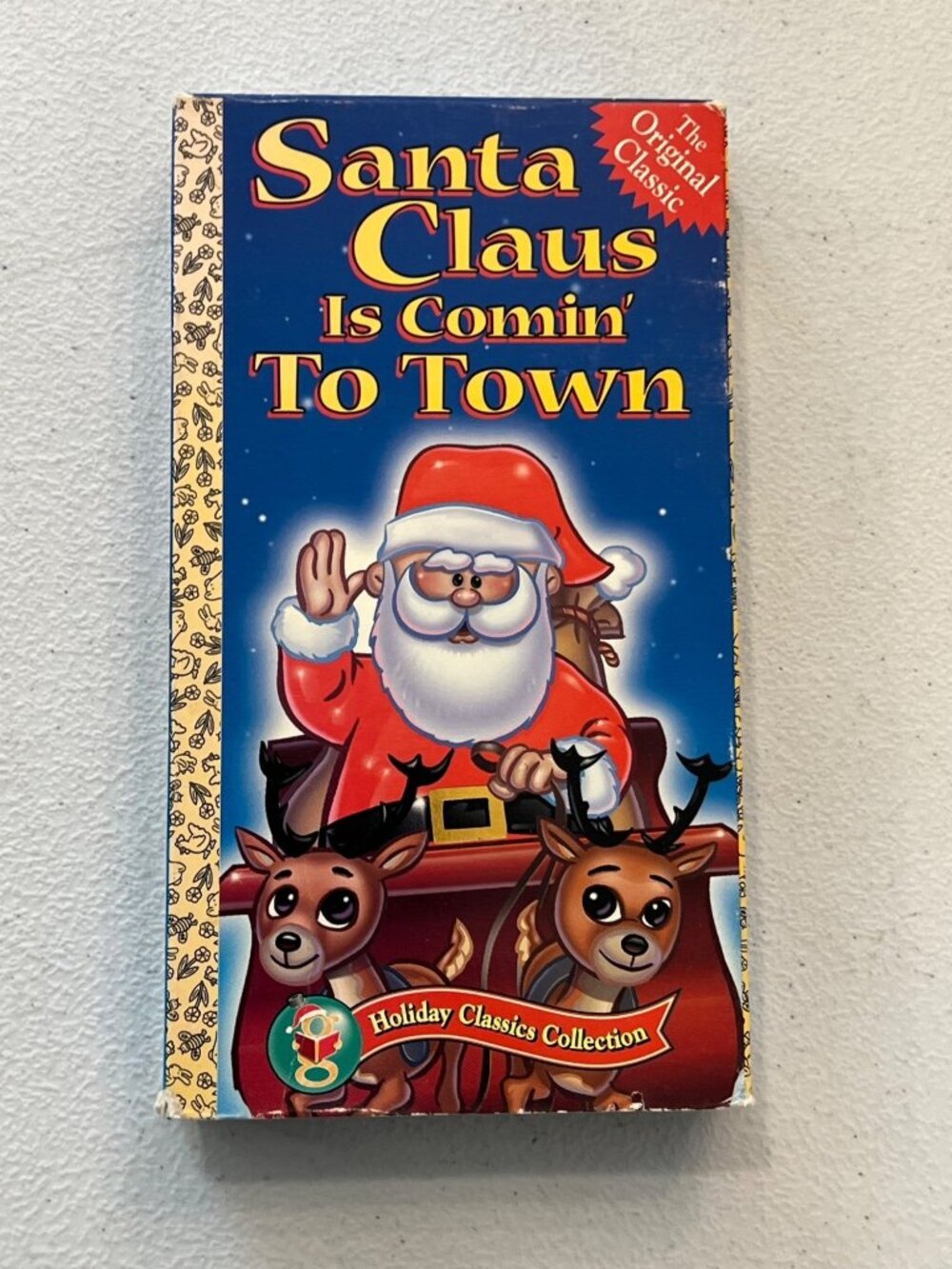Santa Claus Is Comin To Town 1970 VHS Holiday Classics Christmas Movie Pre-Owned